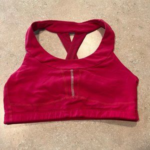 Athleta Pink Sport Bra (Medium)